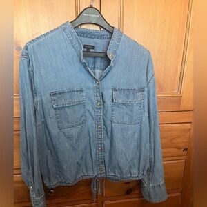Talbots Light Blue Denim Shirt